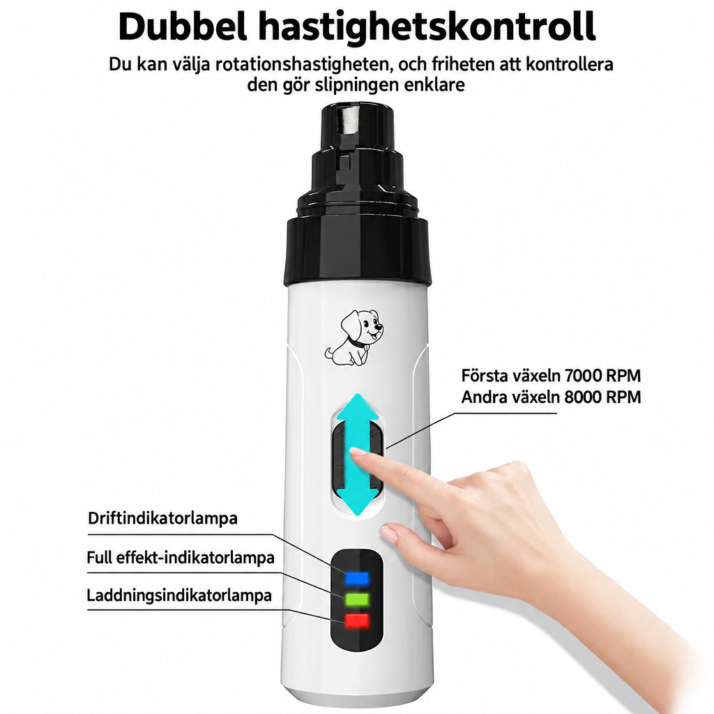 PawGrind Elektrisk Kloslip